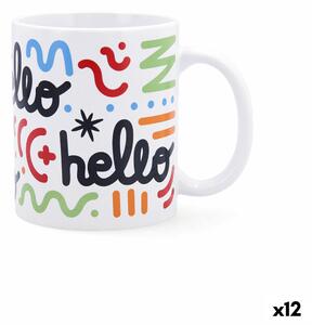 Tass Quid Hello Комикси Многоцветен Керамика 330 ml (12 броя)