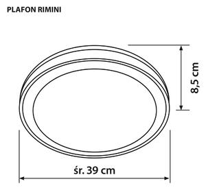 Полилей Activejet AJE-RIMINI Бял Черен 12 W