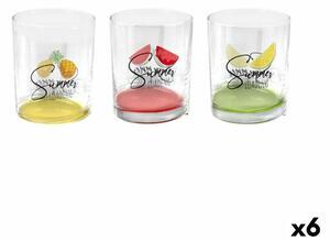 Комплект Съдове Home Style Summer Плодове 280 ml 3 Части (6 броя)