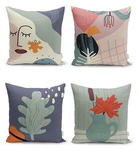 Калъфки за възглавници в комплект от 4 броя 43x43 cm - Mila Home