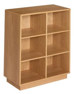 Библиотека от декор от дъб в естествен цвят 80x95x30 cm Disco – Hübsch