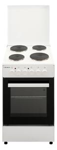 Готварска печка Crown CHP-5060W, 51л. обем, 4 нагревателни зони, бяла