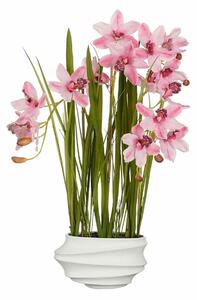 Декоративно Растение Mica Decorations Cymbidium полиестер Орхидея 81 x 49 x 40 cm Изкуствен