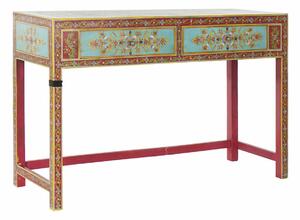 Console DKD Home Decor Многоцветен Акрилен Дървен Дърво манго Огледало 117 x 40 x 76 cm