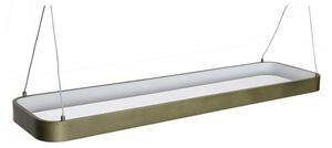 Зелено LED затъмняващо се висящо осветително тяло Tube – Hübsch