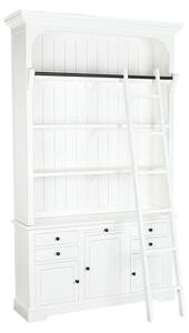 Лавица DKD Home Decor Бял Дървен MDF 137 x 38 x 234 cm