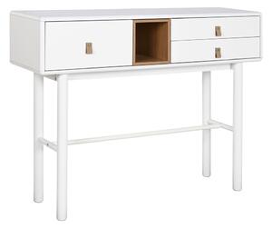 Конзола Home ESPRIT Жълт Бял Дървен MDF 120 x 35 x 90 cm