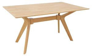 Маса RAFFLES от каучуково дърво с mdf в естествен цвят 150x90x76см