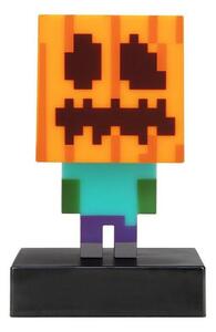 Статуетка Paladone Icons: Minecraft - Zombie Jack O Lantern (PP15302MCF), LED подсветка, 10 x 10 x 10 cm