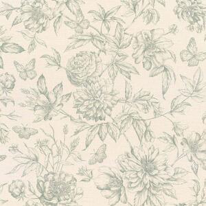 Влизолинов тапет за стена rasch peonies 793925