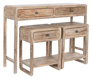 Console Home ESPRIT Тик Рециклирано дърво 121 x 35 x 88 cm (3 Части)