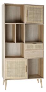 Лавица Home ESPRIT Естествен Дърво от пауловния Дървен MDF 90 x 37 x 189 cm