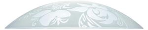 Prezent 45141 - Резервно стъкло за полилей PLATE E27, диаметър 45 см, прозрачно/бяло