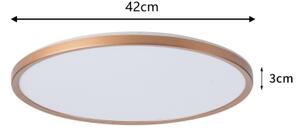 Brilagi - плафон за баня ULTRA SLIM LED/24W/230V Ø 42 см розово злато IP54