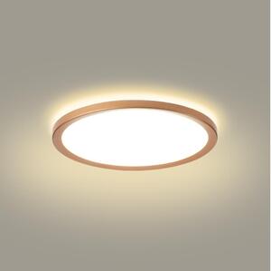 Brilagi - LED таванно осветително тяло за баня ULTRA SLIM LED/18W/230V Ø 30 см розово злато IP54