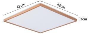 Brilagi - ултра тънко LED таванно осветително тяло за баня 24W/230V 42x42 cm розово злато IP54