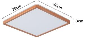 Brilagi - LED таванно осветително тяло за баня ULTRA SLIM LED/18W/230V 30x30 cm розово злато IP54
