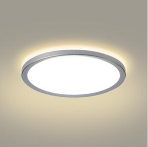 Brilagi - LED таванен плафон за баня ULTRA SLIM LED/24W/230V Ø 42 cm сребристо IP54
