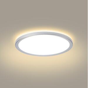 Brilagi - LED таванно осветително тяло за баня ULTRA SLIM LED/12W/230V Ø 22,5 см сребристо IP54