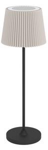 Eglo 75934 - LED настолна лампа LEONERO, зареждаема, с димер LED/3,8W/5V 2000mAh черна/кремава