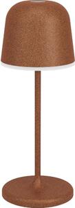 Eglo 901879 - LED димируема външна презареждаема настолна лампа MANNERA-S LED/1,8W/5V IP54 кафява