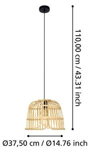 Eglo 43873 - Пендел GLYNEATH 1xE27/40W/230V