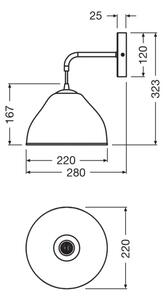 Osram - Настенна лампа CAMEL BELL 1xE14/5,5W/230V
