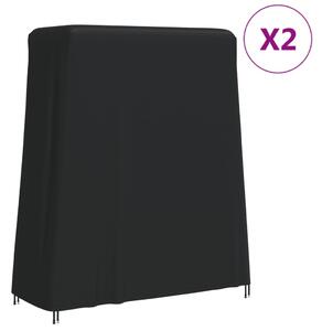 VidaXL Калъфи за пинг-понг маси 2 бр 165x70x185 см 420D Оксфорд плат