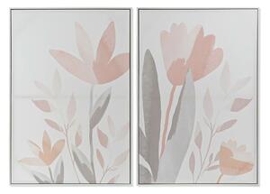 Картина DKD Home Decor полистирен Lilled Пластно (2 pcs) (62.2 x 3.5 x 92 cm)