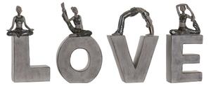 Декоративна фигурка DKD Home Decor Love Смола (13 x 6 x 23 cm) (40 x 4 x 22 cm) (4 pcs)