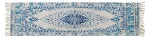 Килим DKD Home Decor Син Памук Chenille (60 x 240 x 1 cm)