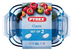 Комплект Блюда за Фурна Pyrex Classic Прозрачен Боросиликатно Стъкло (2 pcs)