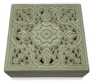 Кутия за бижута Mandala Дървен MDF (20 x 7 x 20 cm)