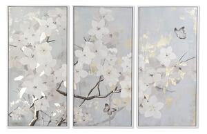 Комплект от 3 снимки DKD Home Decor Дърво Ориенталски (150 x 4 x 100 cm) (3 pcs)