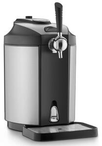 Охлаждащ диспенсър за бира Caso BeerMaster, 65W, 5 л, 4-12°C, CO2, Регулуране на налягането, Свежест до 10 дни, Черен/сребрист