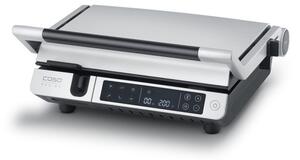 Електрическа скара 3в1 Caso Germany SteakMaster Pro, 2000W, 34х24 см, 80-240°C, Керамично покритие, Таймер, Сензорно управление, Инокс/черен