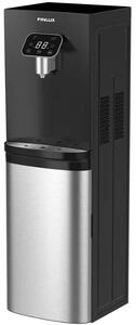 Диспенсър за вода Finlux FWD-2611TS, 520W, 12-95°C, Охлаждане 3 л/ч, Затопляне 5 л/ч, Компресорен, Черен/сребрист