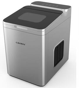 Ледогенератор Crown ICM-625S, 112W, 12 кг/24 ч, 1.5 л, 2 размера, Самопочистване, R600a, Индикатори, Инокс