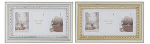 Рамка за снимки DKD Home Decor Luxury Сребрист Златен Традиционен (46,5 x 2 x 28,5 cm) (2 броя)