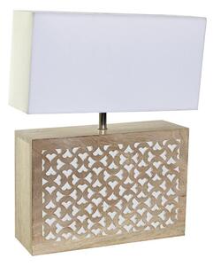 Настолна лампа DKD Home Decor Кафяв Бял 220 V 50 W Арабин (33 x 12 x 41 cm)