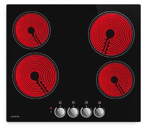 Klarstein Стъклокерамичен котлон EasyCook | 4 зони за готвене | 6000 W | 11 нива на мощност | 60 см