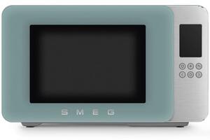 Микровълнова фурна с грил 4в1 SMEG Collezione MOC01EGMEU, 1900W, 29 л, 18 програми, Плавно затваряне, Звуков сигнал, LCD, Зелен