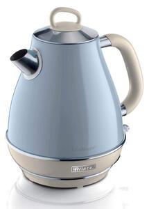 Електрическа кана VINTAGE 2869/05, 2000W, 1.7 л, Подвижен филтър, Прозорец за водата, 360C безжична основа, Син