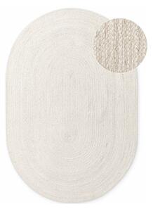 Кремав двустранен/ръчно изработен ютен килим 160x230 cm Braided – Hanse Home