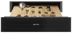 Чекмедже с аксесоари за вино Smeg Linea CPS115B3, 13 бр, 59.7x1.35 см, Пуш система за отваряне, Черен