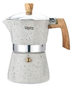 Кубинска кафеварка Oliver Voltz Verona OV51173I3, 3 чаши, Алуминий, Индукция, Крем
