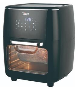 Фритюрник-фурна с горещ въздух Oliver Voltz OV51980AO, 1700W, 13 л, 10 програми, 65-200°C, Въртящи се шишове и кошница, Тъч скрийн, Втасване, Черен