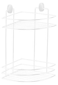 Етажерка за баня Metalife DB-716, 18х18х32.5 см, 2 нива, Бял