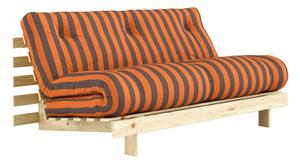 Оранжев/кафяв сгъваем диван 160 cm Roots – Karup
