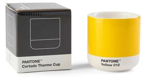 Жълта керамична чаша 175 ml Cortado Yellow 012 - Pantone